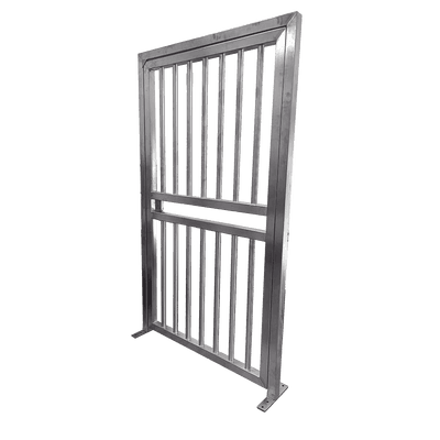 Puerta Lateral para Torniquetes / Acero Inoxidable 304 / 1350 x 2316 mm / 4.43 x 7.6 pies / Compatible con Cierres Magnéticos