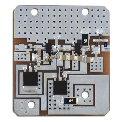 Tarjeta de Multiacoplador UHF / 400-512 MHz / 8 Salidas / Ganancia 0-18 dB / 12-18 Vcc / 7' x 19' x 3' (17.8 x 48.3 x 7.6 cm) AF032 TELEWAVE, INC
