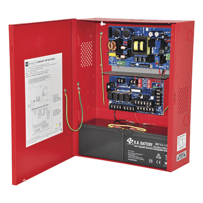 Fuente extensora de circuitos NAC / 120VAC 60Hz / 24VDC 10A / 2 circuitos Clase A o B / Cargador baterías AL1002ULADA ALTRONIX