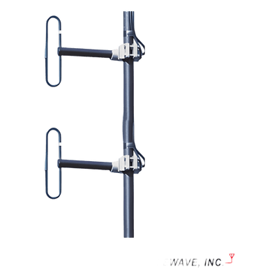 Antena Base UHF / 2 Dipolos / 406-512 MHz / 500 W / 3-6 dBd / 78.7 x 30.48 cm (31 x 12 in) ANT-450D3 TELEWAVE, INC