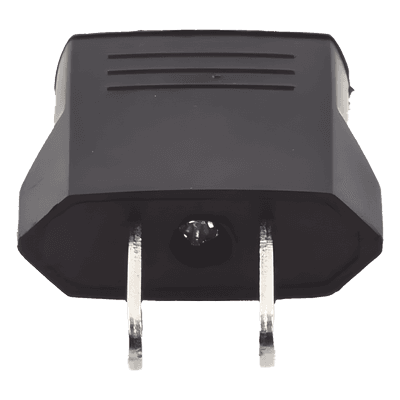 Adaptador de enchufe / Universal 110-250 Vca / 6 A / Compacto 28.3x44.3 mm / -20°C a 60°C CLAVIJAEURO EPCOM POWERLINE