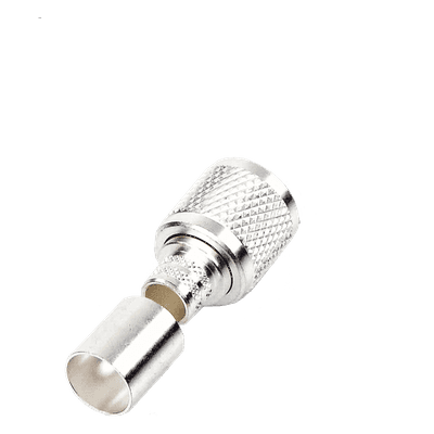 Conector UHF Macho / Anillo Plegable / Bronce Plateado / Teflón / RG-8, RG-213/U, BELDEN 8237, 8267 RFU-507-ST RF INDUSTRIES,LTD