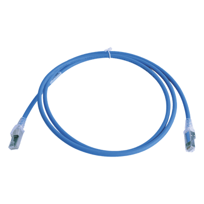 Patch Cord Z-MAX Cat6A S/FTP, CM/LS0H, 5ft, Color Azul ZM6A-S05-06 SIEMON