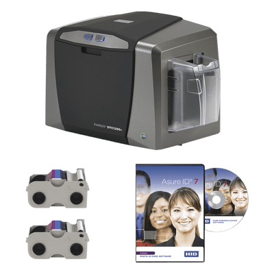 Impresora de Tarjetas PVC / Sublimación y Resina Térmica / 300 dpi / Una Cara / USB / Bandeja 100/30 Tarjetas 50610 HID