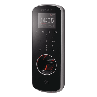 Lector de Control de Acceso Biométrico / Pantalla LCD 2.0" / TCP-IP y RS-485 / Lector EM 125kHz / 500,000 Usuarios / 0.23 x 0.66 x 0.14 ft BSL2OE SUPREMA