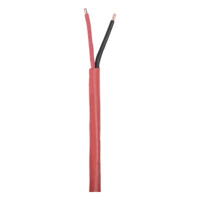 Cable para Sistemas de Detección de Incendio / 2x18 AWG / Riser FPLR-CL3R FT4 / 305 m (1000 ft) / Rojo / -20°C a 75°C 4306-1104/1000 GENESIS