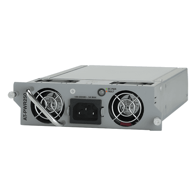 Fuente de alimentación AC / Hot Swappable / 250W / Carga compartida / 100-240VAC AT-PWR250-10 ALLIED TELESIS