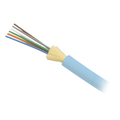 Cable de Fibra Óptica / 6 Hilos / OM3 50/125 µm / Tight Buffer 900 µm / Dieléctrico / Plenum OFNP / 1 Metro (3.28 Pies) 9BB5P006D-T312A SIEMON
