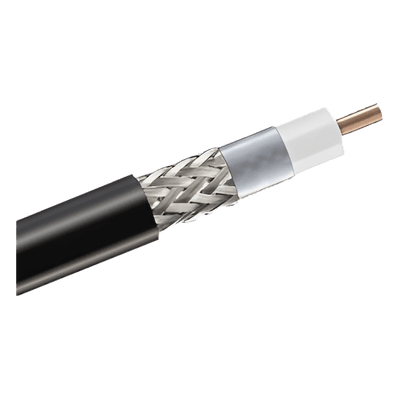 Cable Coaxial / Blindaje 90% / Conductor CCA / 50 Ohms / Diélectrico 7.24 mm / -40°C a +85°C