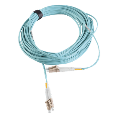 Jumper de Fibra Óptica Multimodo / OM3 / LC-LC Duplex / OFNR / Aqua / 10 m (32.81 ft) FJ2-LCLC5L-10AQ SIEMON