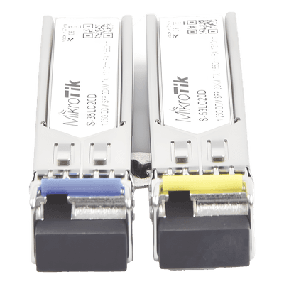 Transceptores SFP / 1.25G / LC UPC / WDM 1310/1550nm / Monomodo 20km / -40°C a +70°C / DDM