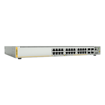 Switch PoE+ Administrable / 24 Puertos Gigabit / 4 SFP / 370 W / Capa 3 / 41.7 Mpps AT-X230-28GP-10 ALLIED TELESIS