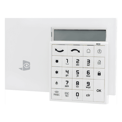 Teclado inalámbrico / Alfanumérico / Pantalla LCD 2x16 / Lector de proximidad / Batería 4 años / Compatible Videofied WMB621 HONEYWELL HOME RESIDEO