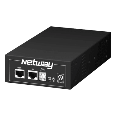 Inyector Midspan / 1 Puerto / Hi-PoE 60W / 802.3af/at / 56VDC Clase 2 / -30°C a 50°C / 1.0 kg NETWAY1D ALTRONIX
