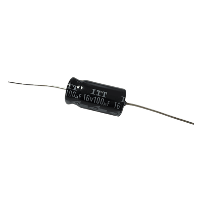 Capacitor Electrolítico / 100 µF / 16 VCC / Montaje Compacto 100MF16V VARIOS
