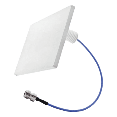 Antena DAS rectangular multibanda / 698-3800 MHz / Low PIM -156 dBc / Omnidireccional / 180.3x117.2x7.6 mm (0.59x0.38x0.025 ft) CFS69383P30D43F LAIRD