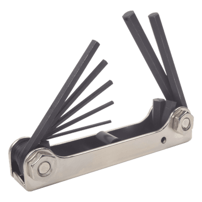 Juego de 7 Allen Keys 1.5/2/2.5/3/4/5 Y 6 MM 146120 SYSCOM