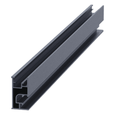 Riel 7 4200mm aluminio anodizado para montaje de módulos fotovoltaicos EPLSR74200 EPCOM POWERLINE
