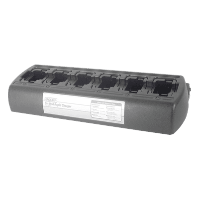 Multicargador de Escritorio / 6 Cavidades / Radios APX6000XE-8000XE / Baterías NNTN7034-7038 / Ni-Cd Ni-MH Li-Ion Li-Po PP-6C-APX6000 POWER PRODUCTS