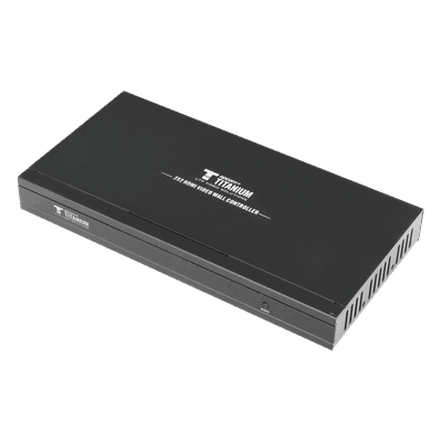 Controlador de VIDEOWALL de 2 x 2 / Distribuye en 4 pantallas el video de 1 Entrada HDMI / Resolución 1080p a 60 Hz. / Salida de audio de 3.5mm / Modo pantalla Completa o Modo Clon / Muy Fácil de crear una pared de Video Wall TT314VW EPCOM TITANIUM
