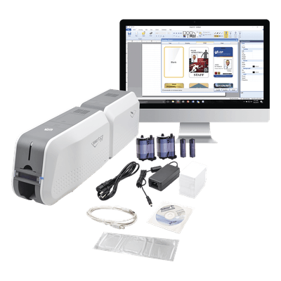 Kit Impresora SMART51L / Con Laminador /DOBLE Lado/3 Años Garantia / Incluye 2 x RibbonColor / 100 tarjetas PVC/ 1 Cinta de Limpieza/ Software 651400K IDP