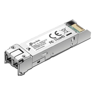 Transceptor mini-GBIC SFP / Duplex Monomodo 1GBase / 10 km / 32.8 pies / Conector LC TL-SM311LS TP-LINK