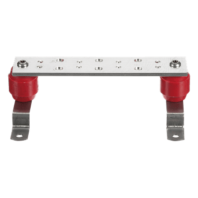 Barra de Puesta a Tierra para Telecomunicaciones / 1/4in x 2in x 10in (0.64cm x 5.08cm x 25.4cm) / Cobre Estañado / 7 Posiciones / TIA-607-C GB2B0304TPI-1 PANDUIT