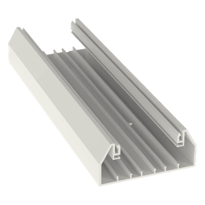 Base para Canaleta / PVC Rígido / 103.3 x 44.9 x 2400 mm / UL94V-0 / TIA/EIA / 600 VAC / 2.4 m (7.87 ft) T70BIW8 PANDUIT