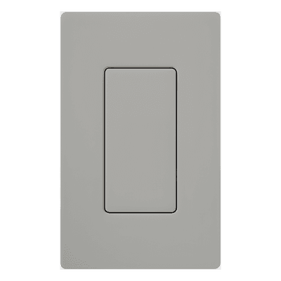 Inserto Ciego para Placa Decorador / Acabado Brillante Gris / Plástico 0.3 in (7.6 mm) / 2 5/8 in (66.7 mm) x 1 5/16 in (33.3 mm) DV-BI-GR LUTRON ELECTRONICS