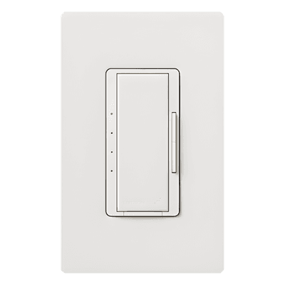 Control de Pared para Ventilador de Techo / 4 Velocidades Silenciosas / 120 V / 2 A / Radiofrecuencia Clear Connect / Memoria ante Fallas RRD2ANFWH LUTRON ELECTRONICS