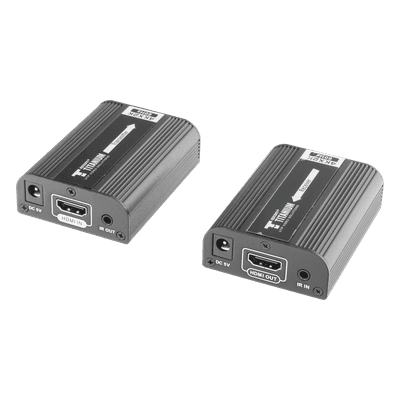 Kit Extensor HDMI para distancias de 30 metros / Resolución 4K x 2K@ 30 Hz/ Cat 6, 6a y 7 / HDCP2.2 / HDMI 2.0 / Soporta PCM, HDbitT / Soporta control remoto del equipo fuente. TT-672 EPCOM TITANIUM