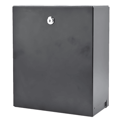 Gabinete de Consolidación / 24 Puertos Keystone / Montaje Pared o Techo Falso / Acero / 256 x 306 x 137 mm LP-GPC-24 LINKEDPRO BY EPCOM
