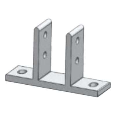Fijador de Soporte / Aluminio Anodizado / Anticorrosivo / Universal 40 Pulgadas EPL-FFA40 EPCOM POWERLINE
