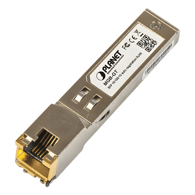 Convertidor SFP a Ethernet / 10/100/1000 Mbps / LC Dúplex / Monomodo 120 km / 0 a 60°C / 3.3V DC MGB-GT PLANET