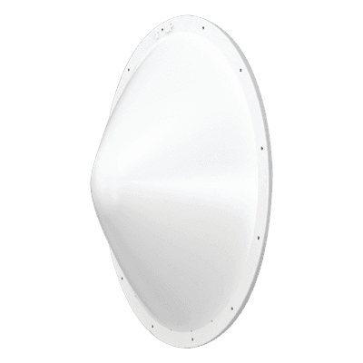 Radomo para antenas parabólicas / ABS con UV / Orificios de drenaje / Resistente a intemperie