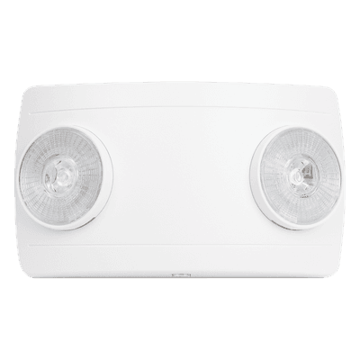 Luz de Emergencia LED / Doble LED 1W 150 lúmenes / Autonomía 90 min / Voltaje Universal 127-240 VAC / UL 5VA Ignífuga