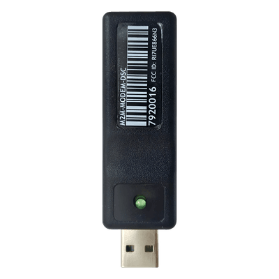 Módem USB / Programación Remota DLS/DL9000 / Paneles DSC / 78 x 22 x 13 mm / 5 g / Interfaz USB MODEMDSC M2M SERVICES