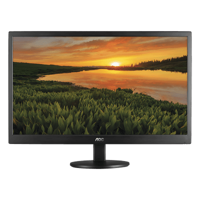 Monitor LED de 19", Resolución 1366 x 768 Pixeles con Entradas de Video VGA / HDMI E970-SWHEN AOC