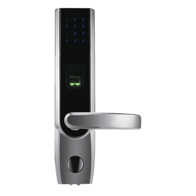 Cerradura autónoma derecha bluetooth de huella digital, tarjeta de proximidad y contraseña / APP ZK Smart Key TL-400BR ZKTECO