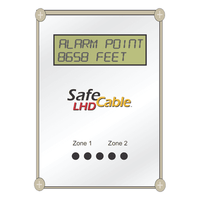 Módulo Localizador de Distancia / Doble Zona / Cable Detector de Calor / Modbus RS-485 / NEMA 4X / UL / 4,571 m (15,000 ft)
