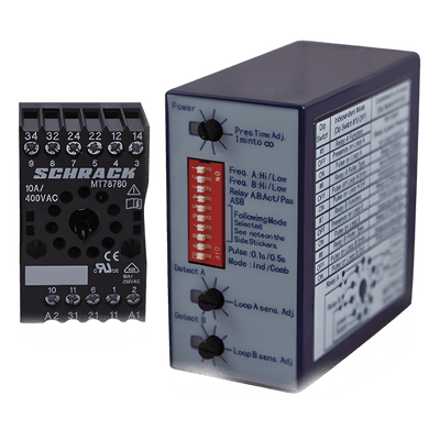 Sensor de Masa para Barreras / Doble Canal / 12-24 VAC/VCC / IP40 / -30 a 70°C / 2.5W / 76x38x76 mm / 0.25x0.125x0.25 ft 10-MATRIX-D-1224 BEA