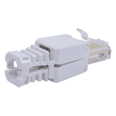 Plug de Campo RJ45 / Cat5e y Cat6 / Sin Herramientas / 1000 VCC / T-568A/B / Policarbonato TC5WT LINKEDPRO BY EPCOM