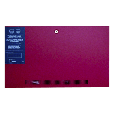 Gabinete de Montaje Remoto para Baterías / Capacidad 55 Ah / 2 Unidades / Puerta con Cerradura / Knockouts 1.9 cm (0.75 in) BB55F FIRE-LITE