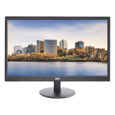 Monitor LED de 24", Resolución 1920 x 1080 Pixeles con Entradas de Video VGA/HDMI. Panel MVA y Altavoces Integrados. Compatible VESA M2470-SWH AOC