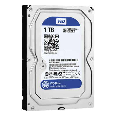 Disco Duro Interno / 1 TB / 7200 RPM / SATA III 6 Gb/s / Caché 64 MB / 3.5 Pulgadas / Uso 8-5 WD10EZEX Western Digital (WD)