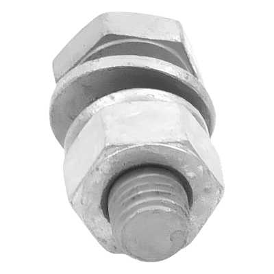 Tornillo estructural / Grado A325 / 1/2 x 1-1/2 pulg / Cabeza hexagonal / Tuerca plana / Galvanizado TORN-1/2X11/2 SYSCOM TOWERS