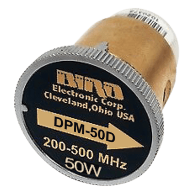 Elemento de Medición de Potencia / 200-500 MHz / 1.25-50 W / Compatible Sensores 5010/5014 / 656-1640 ft DPM-50D BIRD TECHNOLOGIES