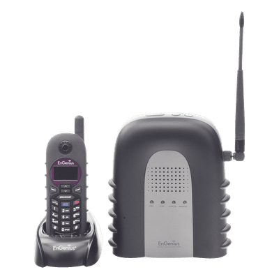 Sistema Telefónico IP de Largo Alcance / Hasta 23000 m² en Almacenes / Hasta 12 km² en Granjas o Ranchos / 12 Pisos de Penetración / Función de Radio de 2 Vías/ Hasta 10 cuentas SIP DURAFON-SIP ENGENIUS