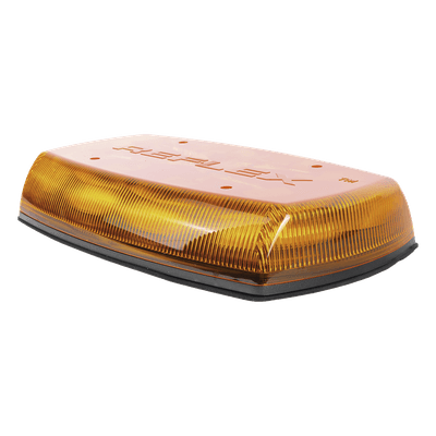 Mini Barra de Luces LED / 18 LEDs Ámbar / 18 Patrones de Destello / IP65 / 12-24 VCC / 35 W / -30°C a 50°C