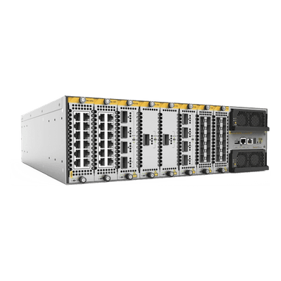Chasis modular Layer 3+ / 8 ranuras / Tela 2.6 Tbps escalable a 10 Tbps / Conectividad 2.5G/5G / MACsec / FIPS 140-2 AT-SBX908GEN2 ALLIED TELESIS